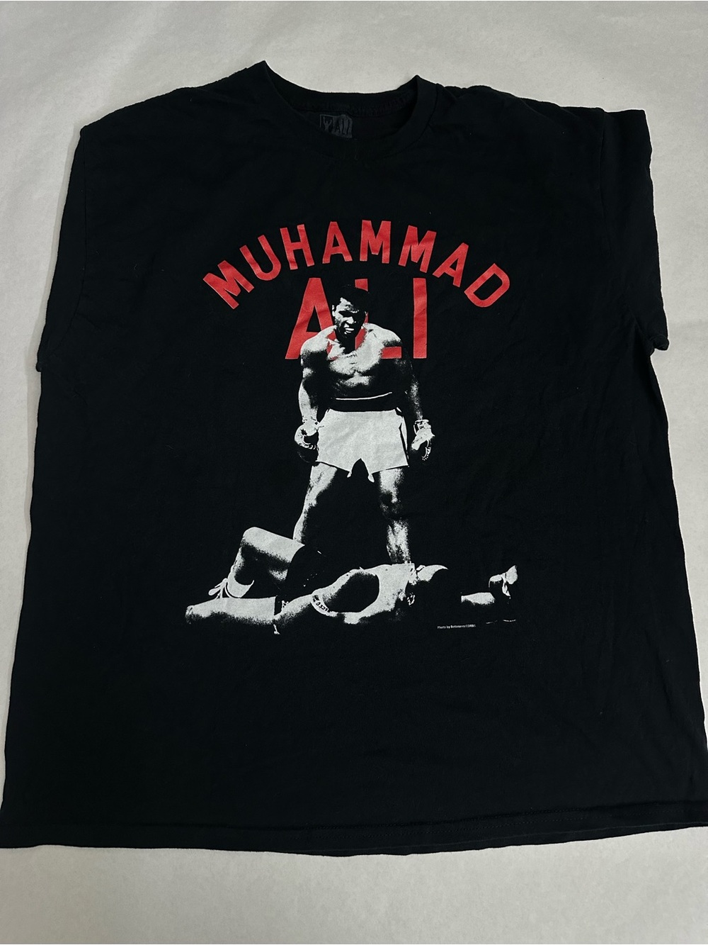 ALI Muhammad Ali Boxing Officially Licensed Black XL Unisex Shirt